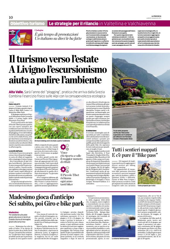 La Provincia di Sondrio 24/05/2021 La Provincia di Sondrio 24/05/2021